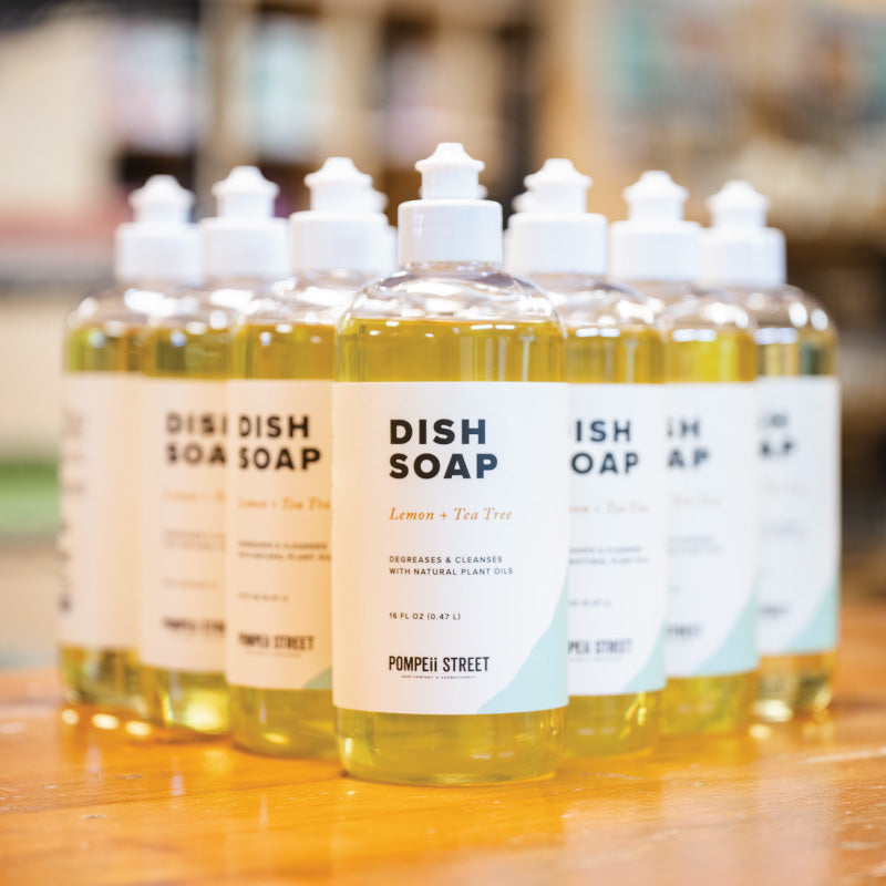 Lemon Tea Tree Natural Dish Soap Pompeii Street Soap Co.