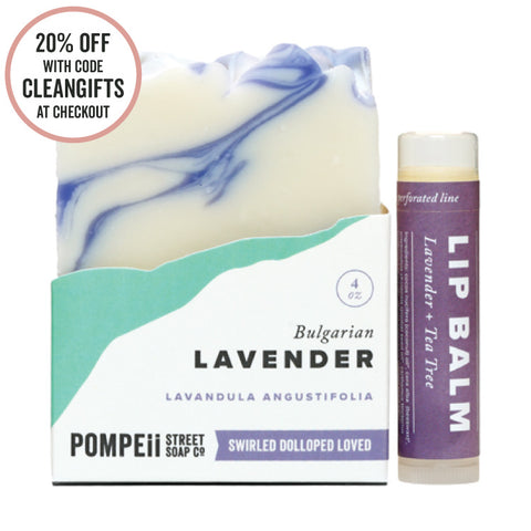 Lavender Soap Bar + Lip Balm