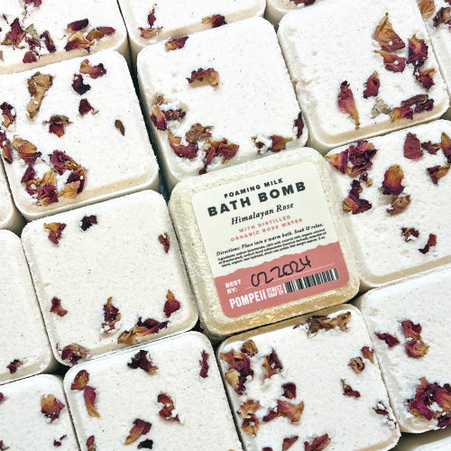 Himalayan Rose Foaming Milk Bath Bomb
