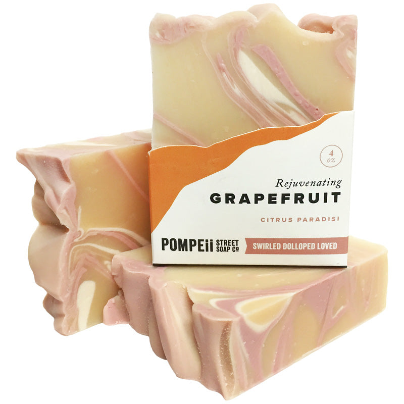 Grapefruit Soap Bar – Pompeii Street Soap Co.