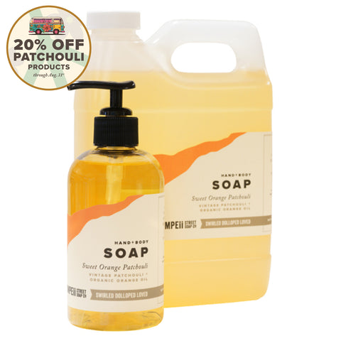 Sweet Orange Patchouli Liquid Soap