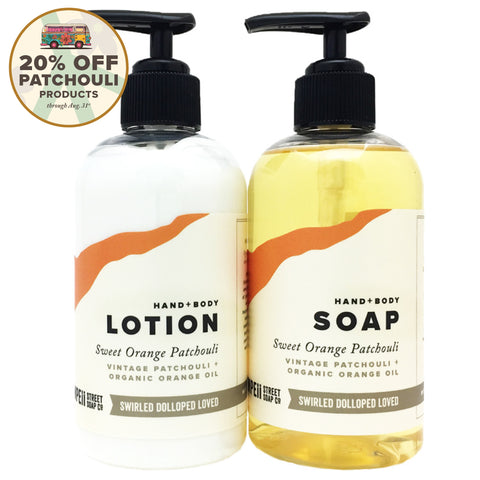 Sweet Orange Patchouli Sink Set