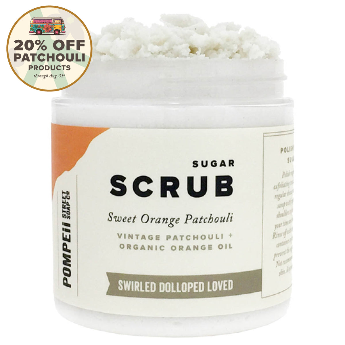 Sweet Orange Patchouli Sugar Scrub