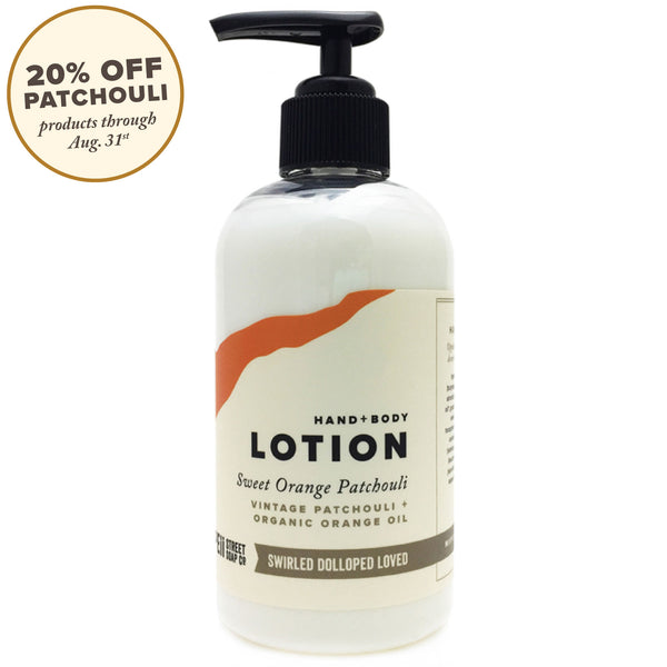 Sweet Orange Patchouli Lotion