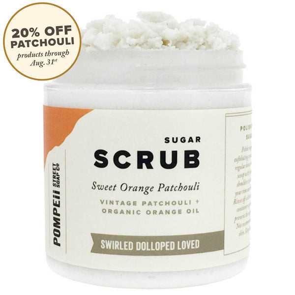 Sweet Orange Patchouli Sugar Scrub