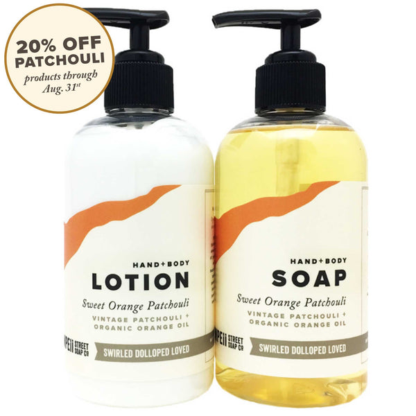 Sweet Orange Patchouli Sink Set