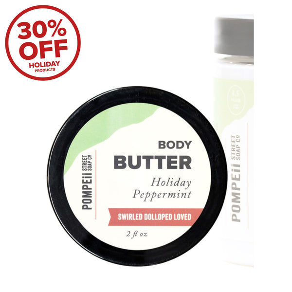 Holiday Peppermint Mini Body Butter