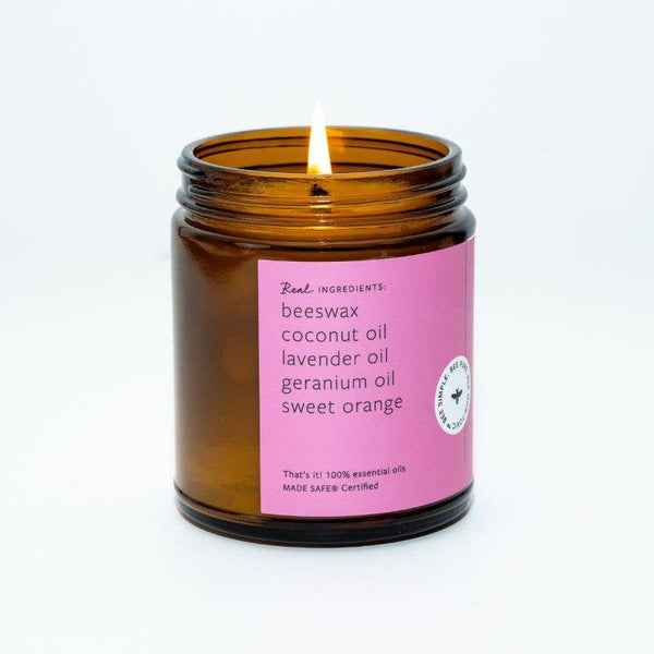 Wildflower Citrus Beeswax &Essential Oil Jar Candle