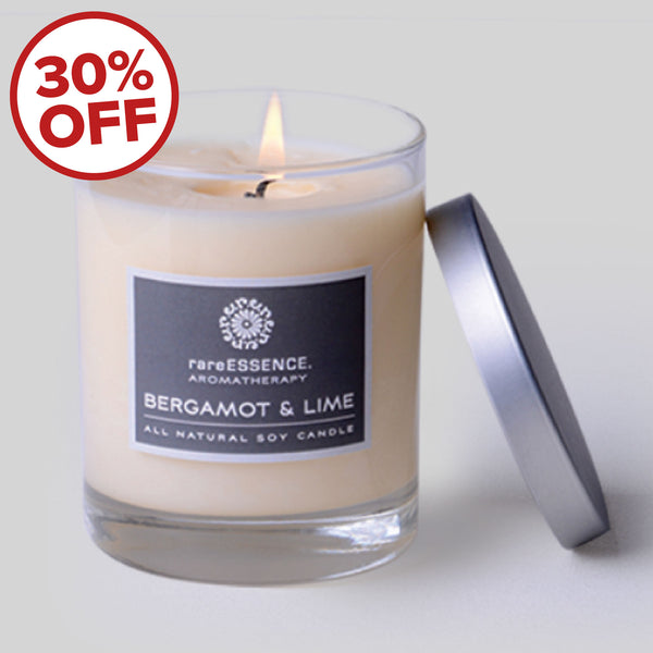 Bergamot & Lime Aromatherapy Spa Candle (6 oz)