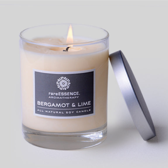 Bergamot & Lime Aromatherapy Spa Candle