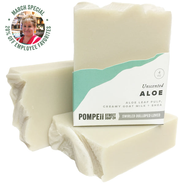 Unscented Aloe Soap Bar