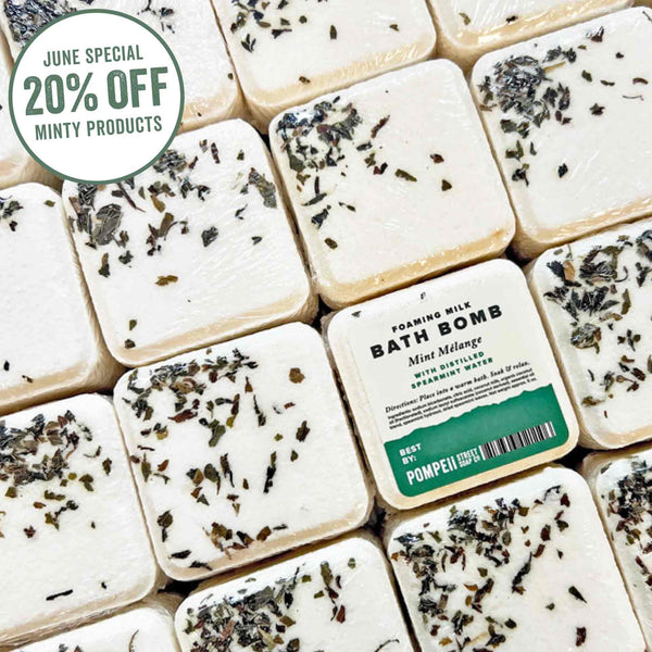 Mint Melange Foaming Milk Bath Bomb