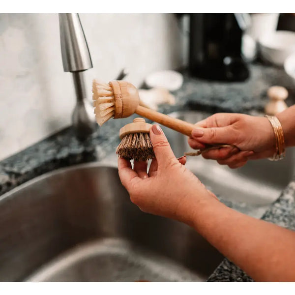 Long Handle Bamboo Dish Brush