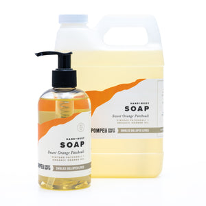 Sweet Orange Patchouli Liquid Soap