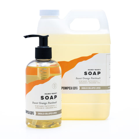 Sweet Orange Patchouli Liquid Soap