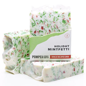 Holiday Peppermint (Mintfetti) Soap Bar