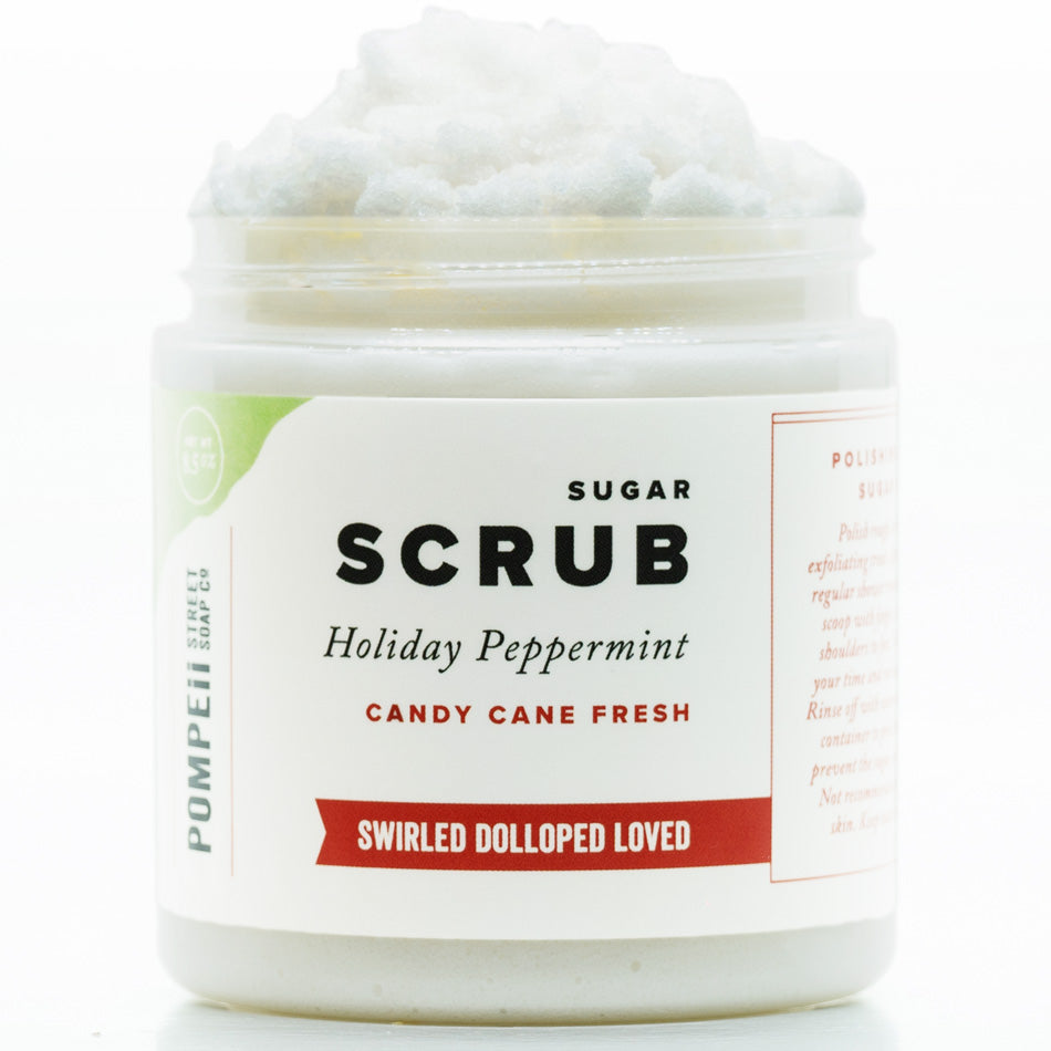 Holiday Peppermint Sugar Scrub