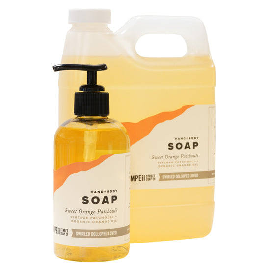 Sweet Orange Patchouli Liquid Soap