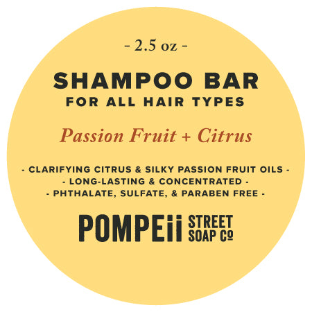 Shampoo Bar - Passion Fruit + Citrus