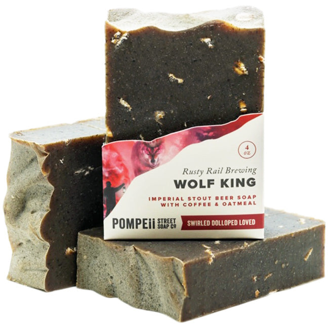 Rusty Rail Wolf King Beer Soap